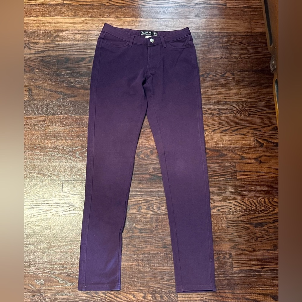Classic Fit Purple Jeggings Size Small